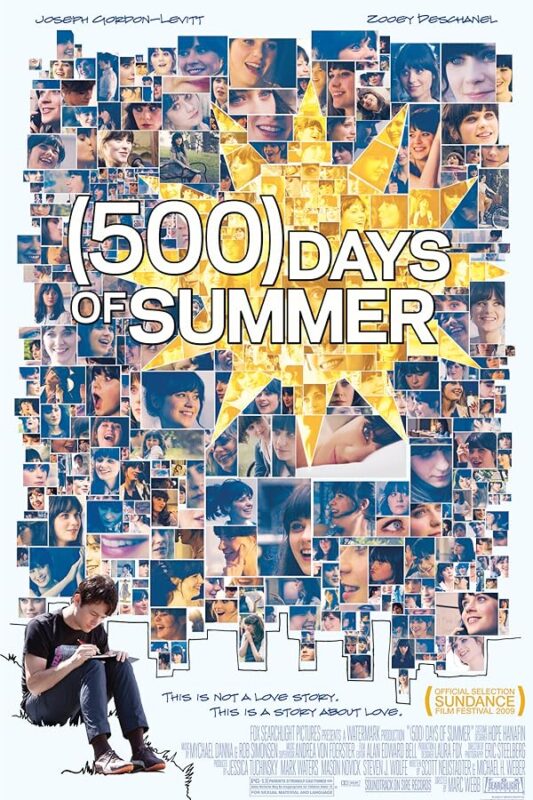 (500) Days of Summer poster with photo mosaic