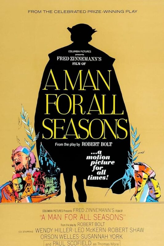 Silhouette poster: A Man for All Seasons