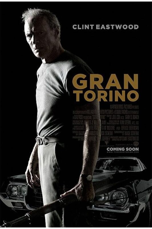 Gran Torino poster: older man with rifle