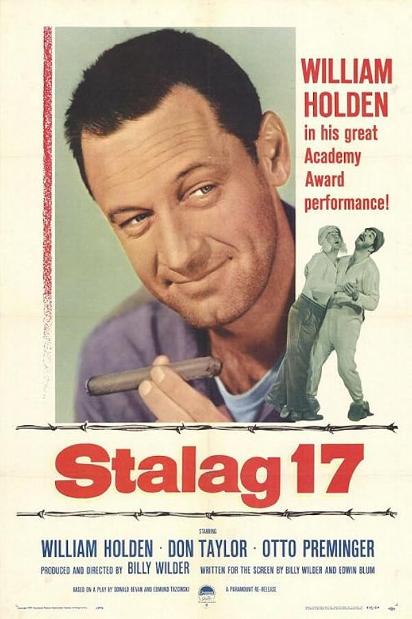 Stalag 17 poster: smirking man with cigar