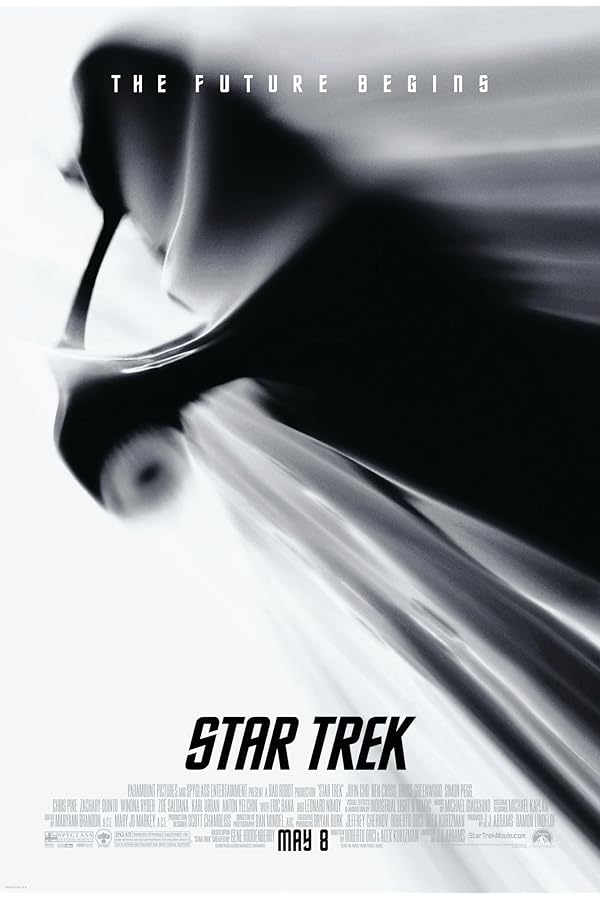 Star Trek poster with blurred Enterprise