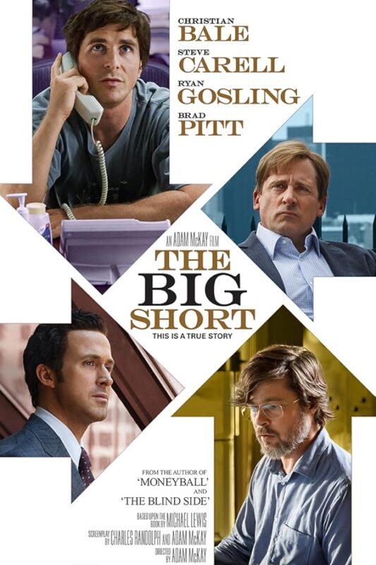 Poster for The Big Short showing portraits