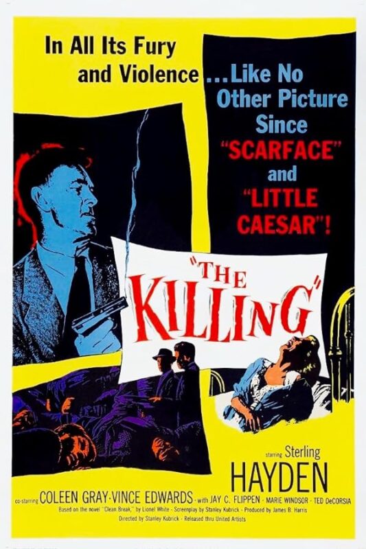 Colorful vintage poster for 'The Killing'