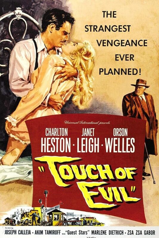 Touch of Evil poster with embracing couple
