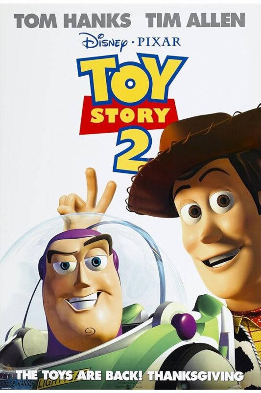 Toy Story 2 poster showing Buzz, Woody
