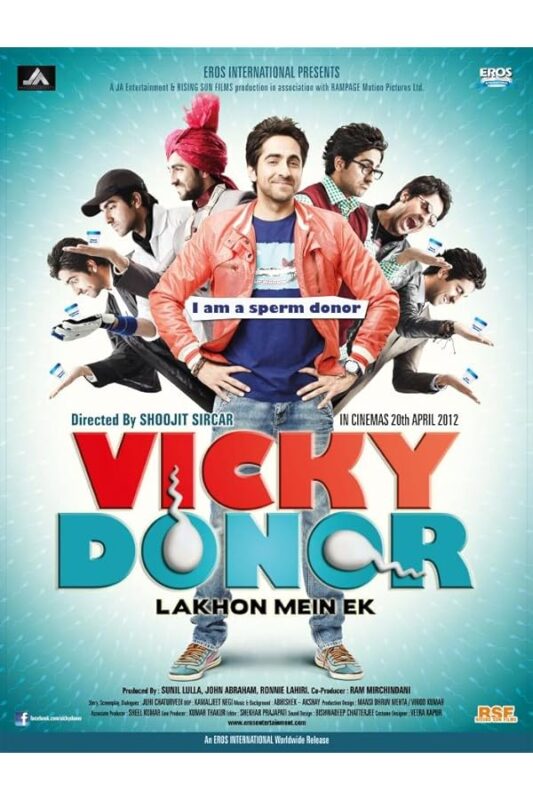 Smiling man surrounded by clones holding vials