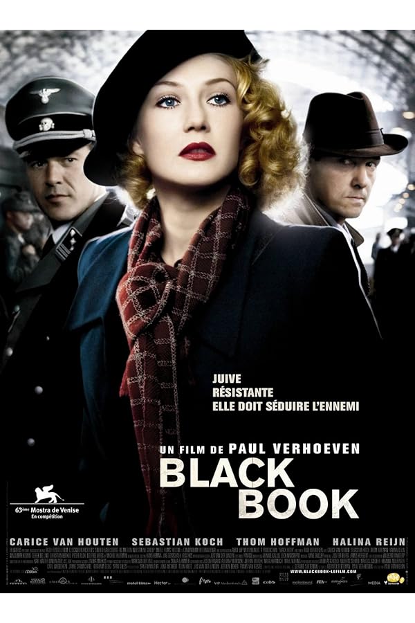 1940s woman flanked by two men